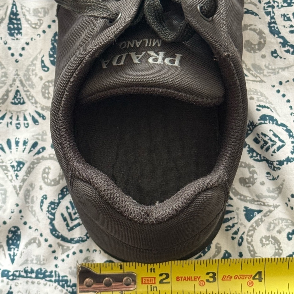 Prada Sneakers Women sz 9.5. Renylon. All Black. - Picture 11 of 14